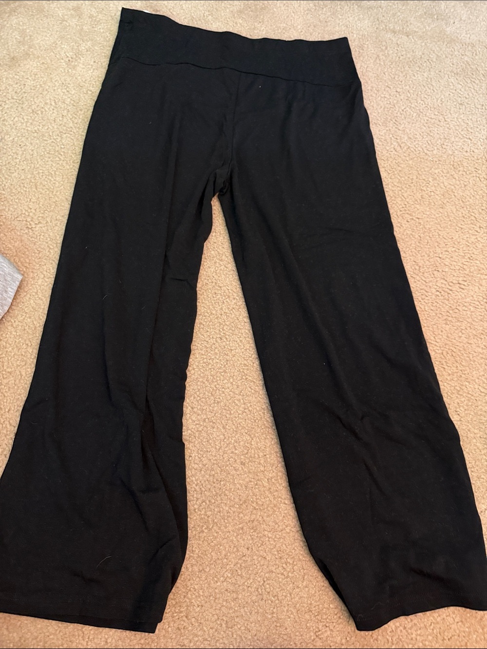 Black Wide Leg Lounge Pants